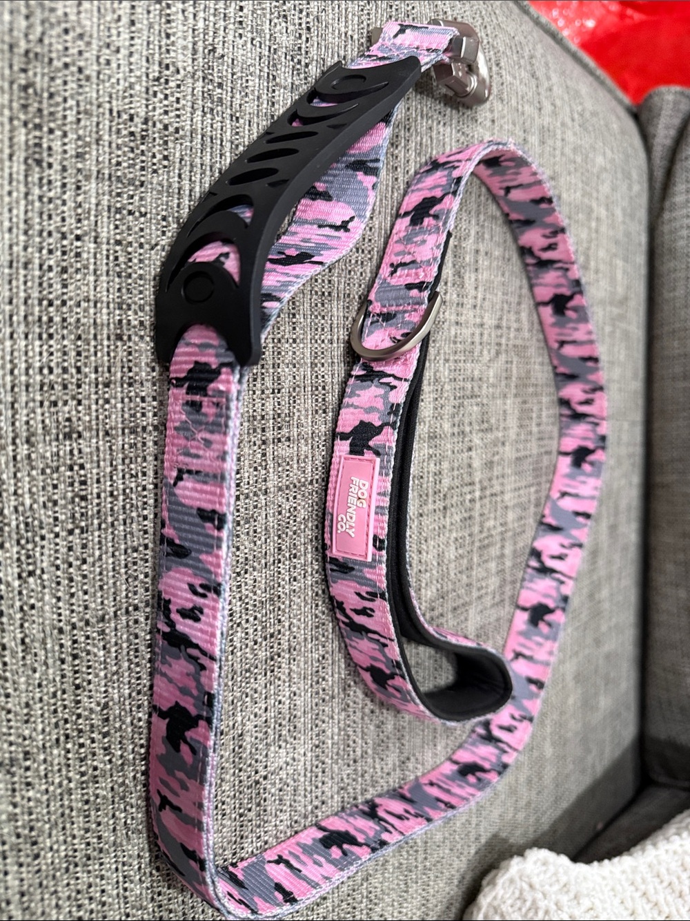 Dog Friendly Co. Classic Dog Leash (PINK CAMOUFLAGE ) NWOT